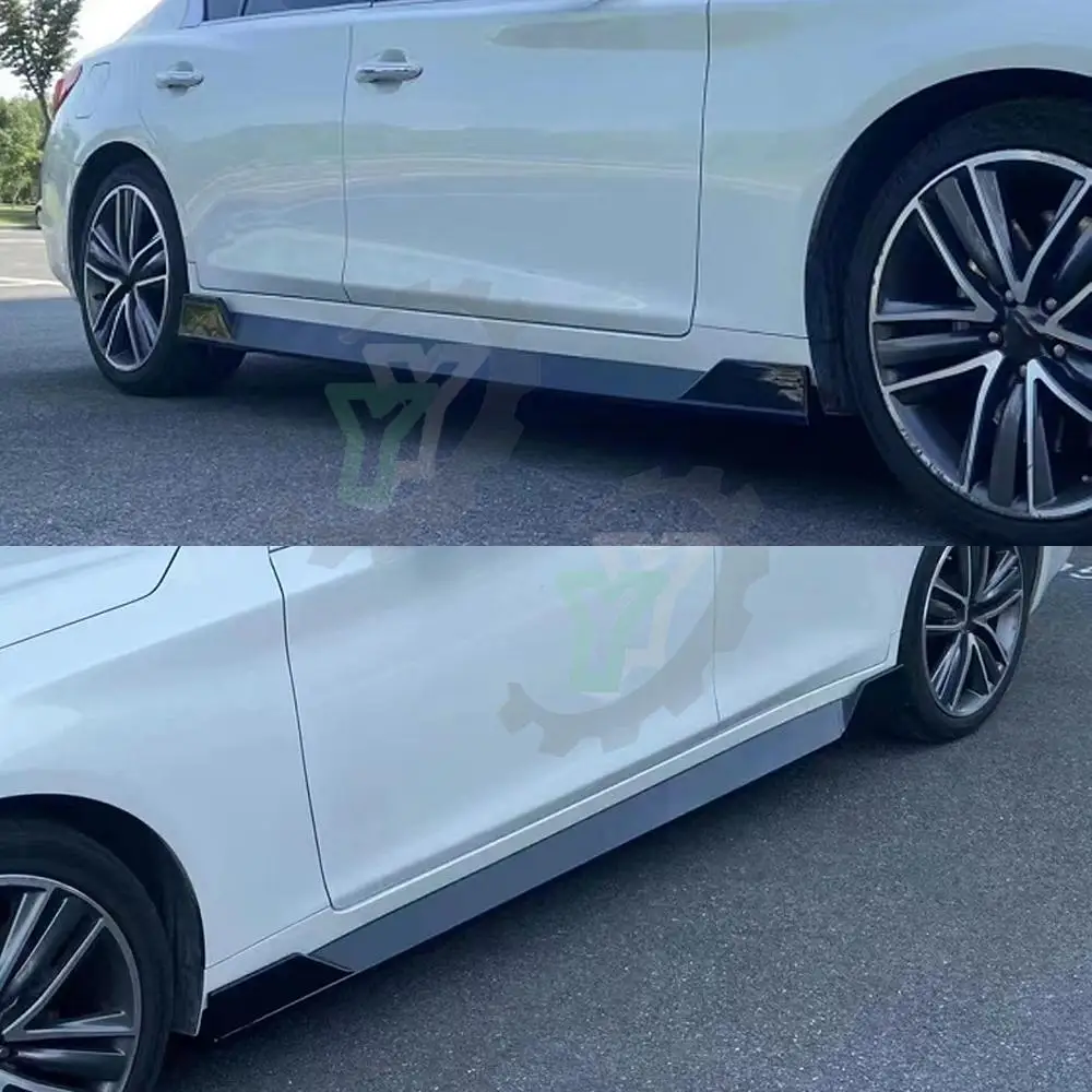 4PCS Car Side Skirts Fenders Splitter Sports Styling Lower Split Type Guard Bar For Infiniti Q50 Sport 2014 2015 2016 2017-2020
4PCS Car Side Skirts Fenders Splitter Sports Styling Lower Split Type Guard Bar For Infiniti Q50 Sport 2014 2015 2016 2017-2020