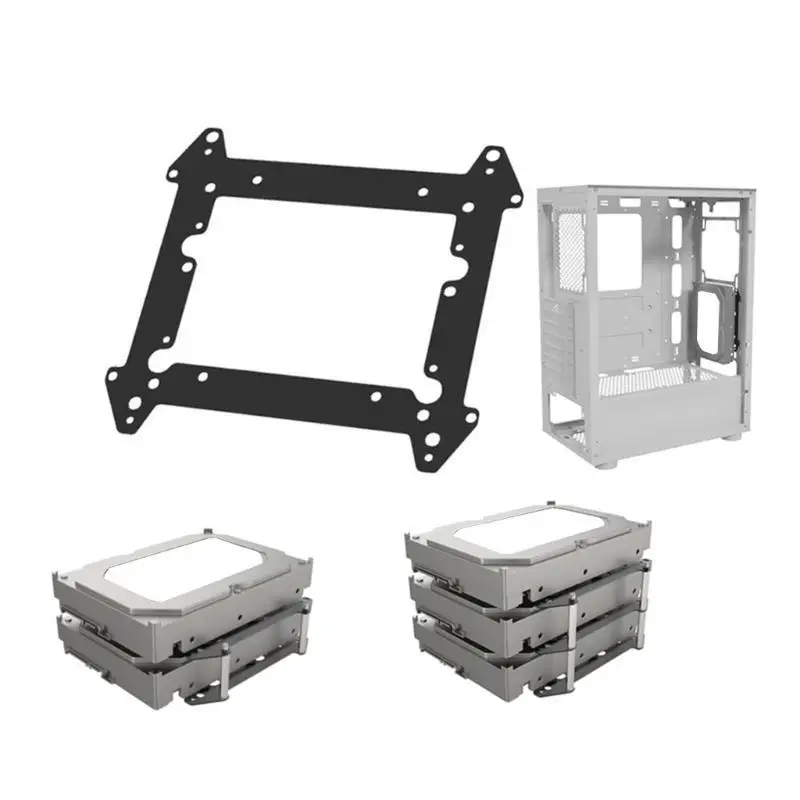 652F Multi-layer Hard Drive Bracket 3.5 Inch Hard Disk Bay Drive Bracket
652F Multi-layer Hard Drive Bracket 3.5 Inch Hard Disk Bay Drive Bracket