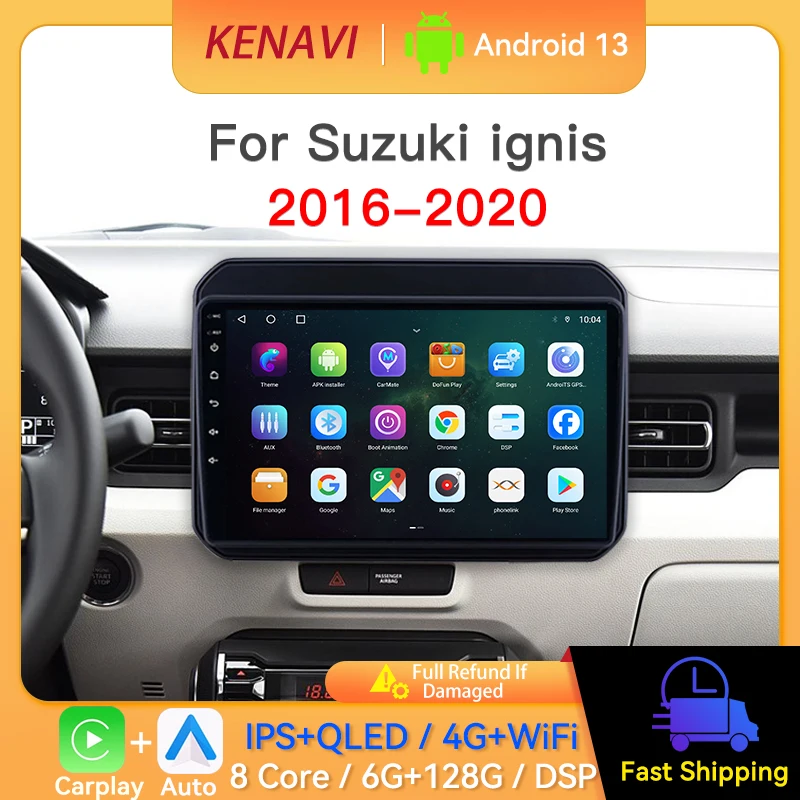 Android 13 Car Stereo Radio For Suzuki Ignis 2016-2020 GPS Navigation Wireless Carplay Android Auto Multimedia Player Head Unit
Android 13 Car Stereo Radio For Suzuki Ignis 2016-2020 GPS Navigation Wireless Carplay Android Auto Multimedia Player Head Unit