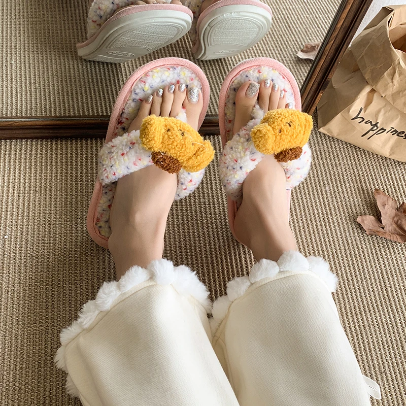 Autumn 2025 Cotton Slippers Bedroom Fur Sweet Flats Flip Flop Casual Soft Walking Women Shoes Indoor Furry Warm Women Slides
Autumn 2025 Cotton Slippers Bedroom Fur Sweet Flats Flip Flop Casual Soft Walking Women Shoes Indoor Furry Warm Women Slides