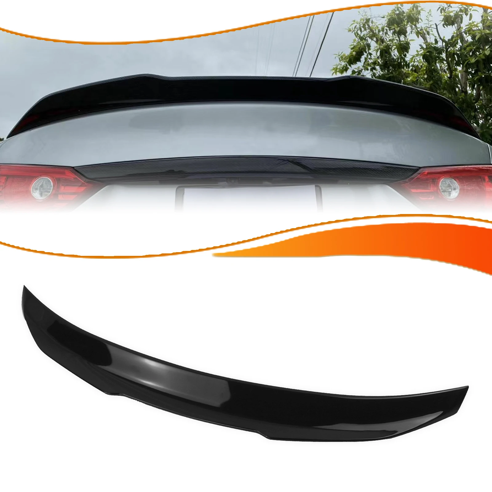 Rear Spoiler Wing Duckbill Tailgate Lid Flap Trunk Decklid Trim Lip ABS Plastic For Infiniti Q50 JDM 2014-2024
Rear Spoiler Wing Duckbill Tailgate Lid Flap Trunk Decklid Trim Lip ABS Plastic For Infiniti Q50 JDM 2014-2024