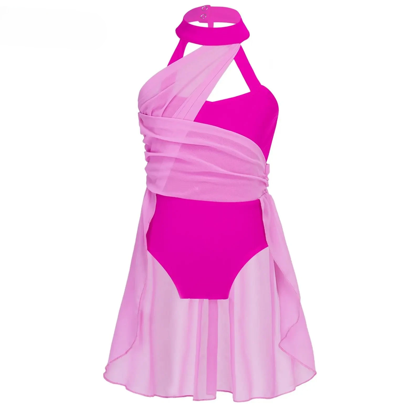 Kids Girls Halter Cutouts Tulle Tutu Skirts Modern Ballet Dancewear Latin Ice Skating Costume
Kids Girls Halter Cutouts Tulle Tutu Skirts Modern Ballet Dancewear Latin Ice Skating Costume