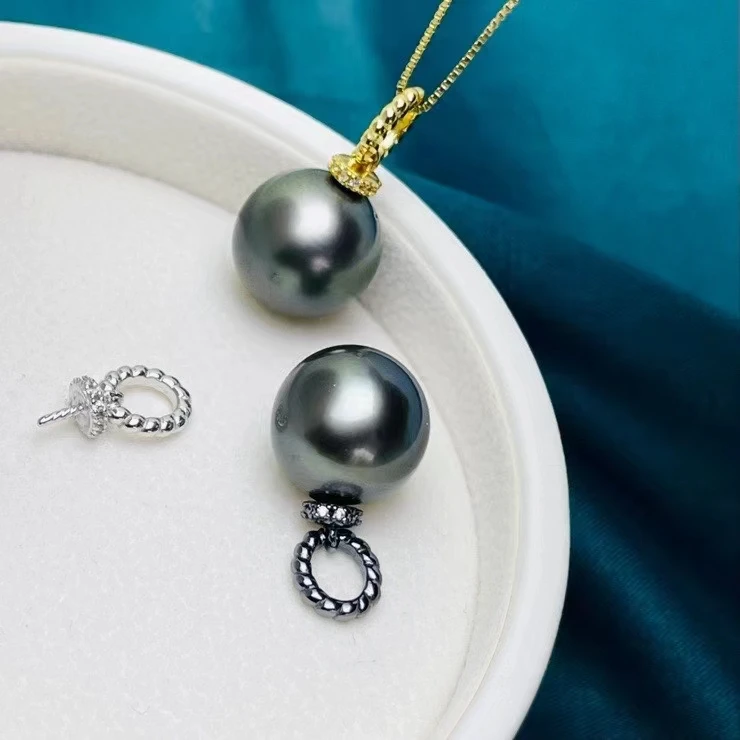 925 Sterling Silver Pendant Mount Base Mountings Findings Parts Fittings Accessories for 11-12mm Pearls Beads
925 Sterling Silver Pendant Mount Base Mountings Findings Parts Fittings Accessories for 11-12mm Pearls Beads