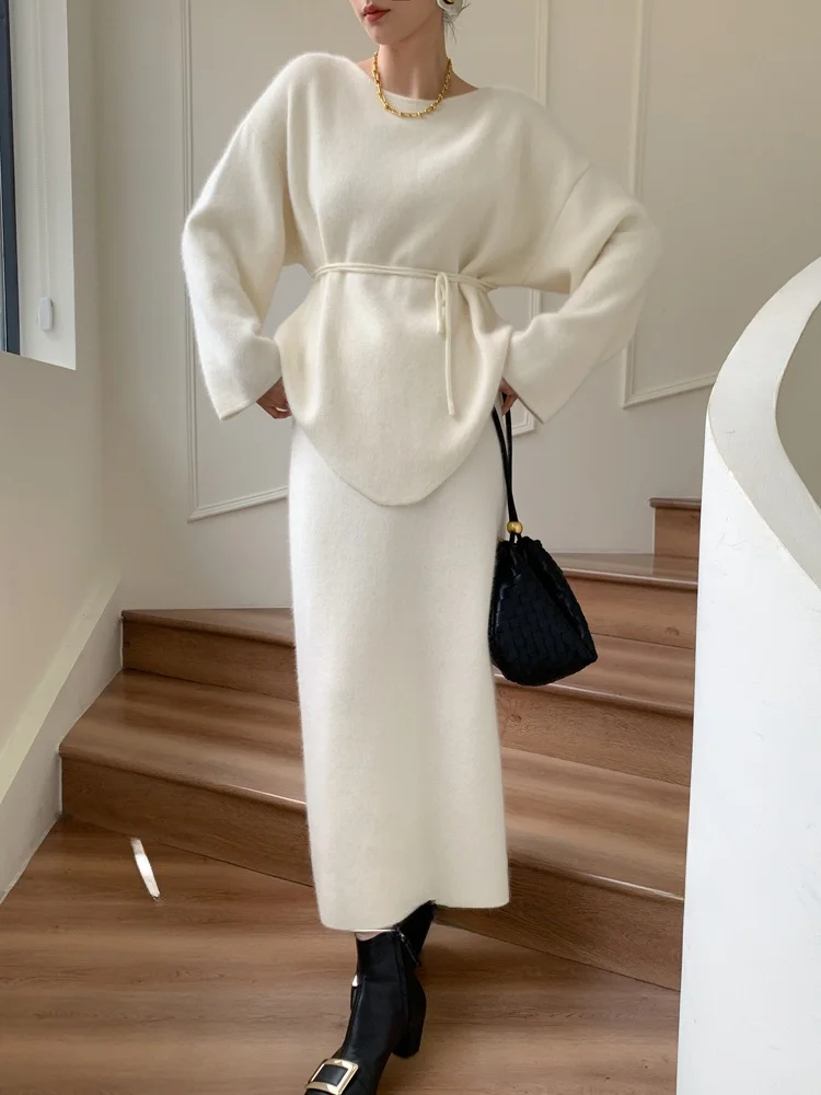 Новая женская вязаная юбка с высокой талией из искусственного меха, универсальная, прямого кроя, шерстяная, для осени и зимы
Новая женская вязаная юбка с высокой талией из искусственного меха, универсальная, прямого кроя, шерстяная, для осени и зимы