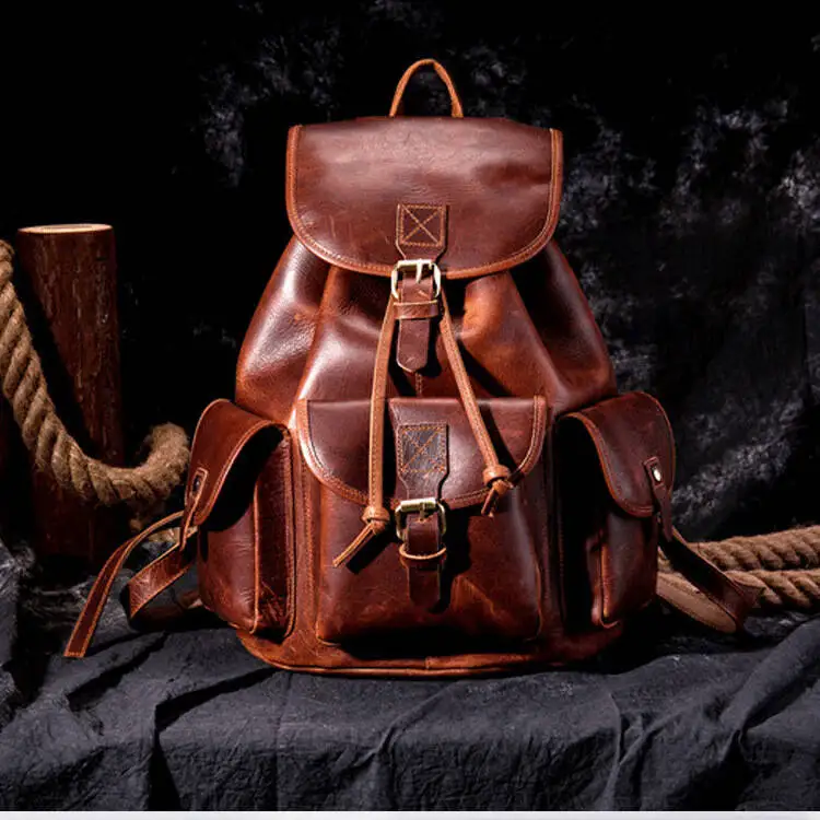 XZAN Crazy Horse Outdoor Fashion Men's Bags Casual Large Capacity Women's Business Trip Double Fashion Men's Bags Shoulder Backp
XZAN Crazy Horse Outdoor Fashion Men's Bags Casual Large Capacity Women's Business Trip Double Fashion Men's Bags Shoulder Backp