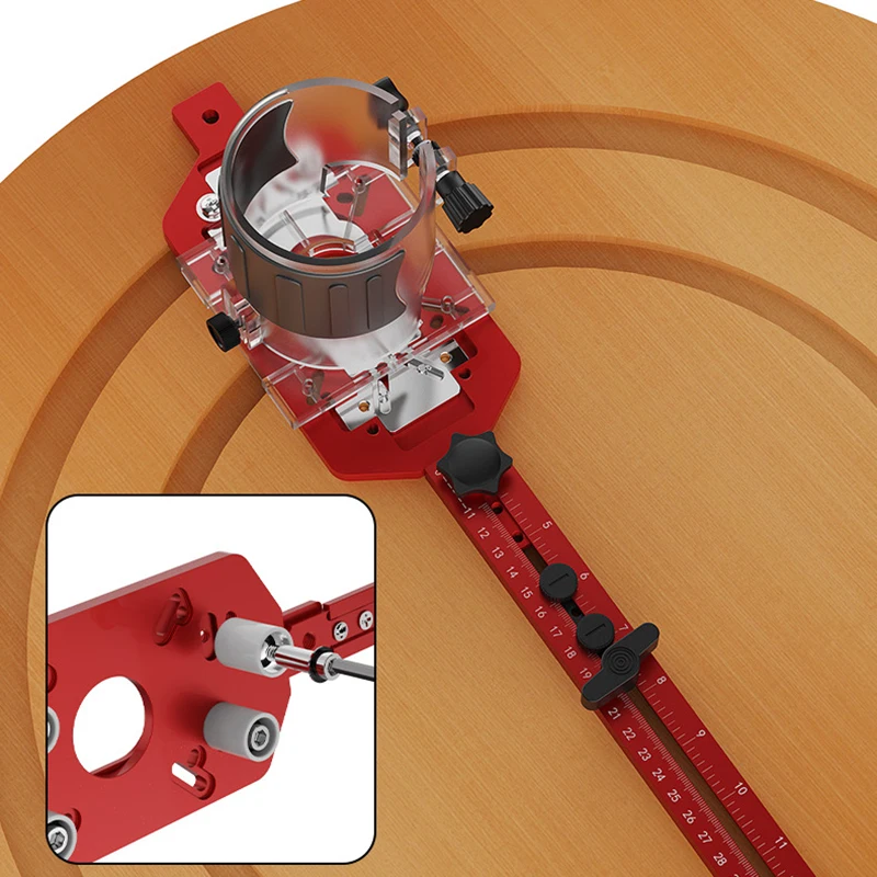 Aluminum Alloy Router Circle Cutting Jig, 3-in-1 Woodworking Tool Milling, Grooving, Slotting Bracket Multifunctional Base
Aluminum Alloy Router Circle Cutting Jig, 3-in-1 Woodworking Tool Milling, Grooving, Slotting Bracket Multifunctional Base