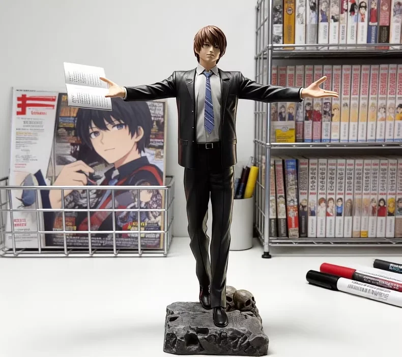 28cm DEATH NOTE Light Yagami Figure Anime Light Yagami Figurine School Uniform PVC Collection ornament Model Toys children Gift
28cm DEATH NOTE Light Yagami Figure Anime Light Yagami Figurine School Uniform PVC Collection ornament Model Toys children Gift