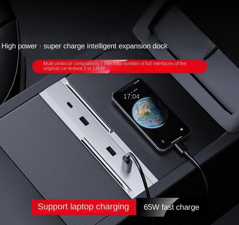 Central Control Expansion Dock Modely Car Extender Fast Charging Adapter Ya Accessories
Central Control Expansion Dock Modely Car Extender Fast Charging Adapter Ya Accessories