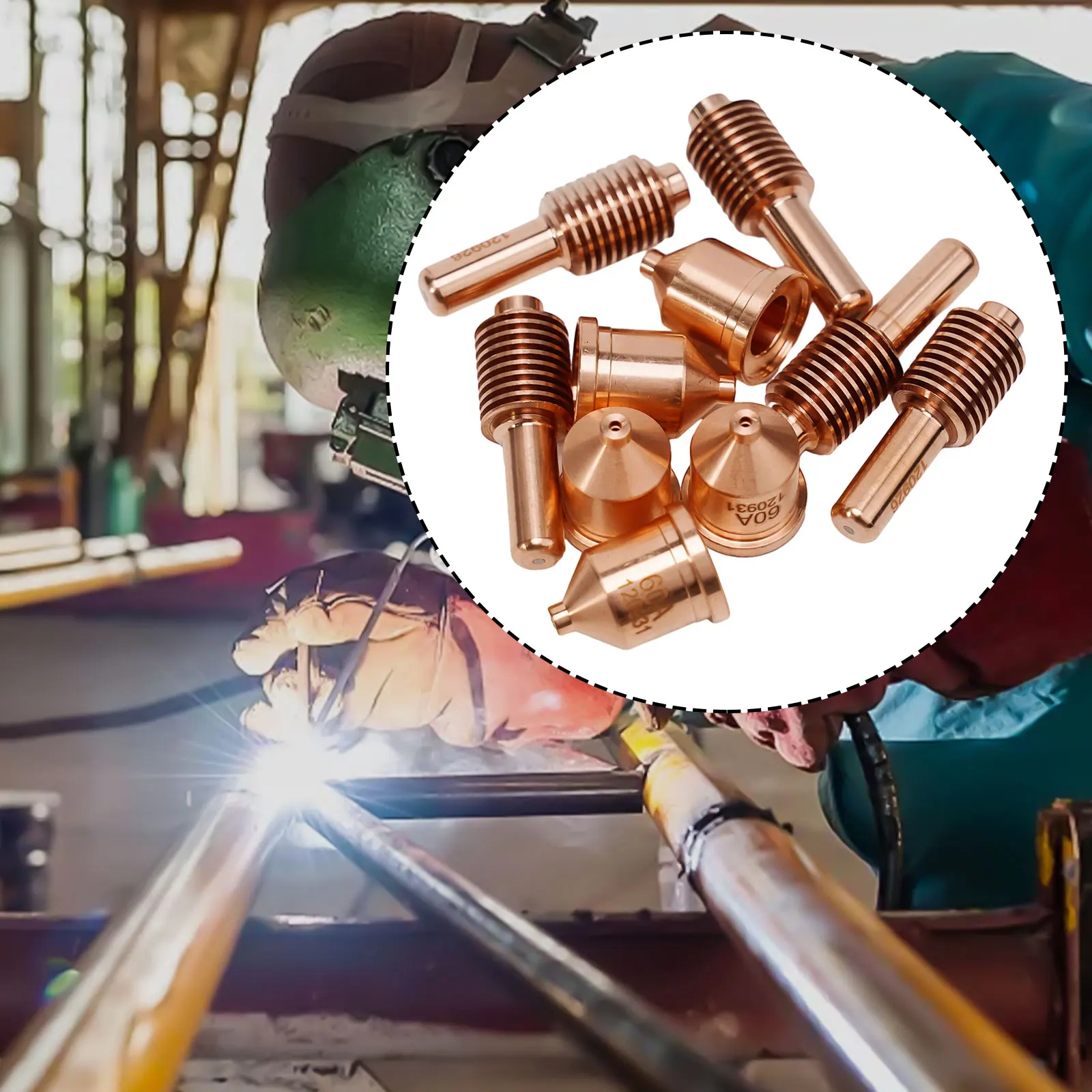 Достигайте чистых и точных порезов с помощью 10 штук насадок Electrodes120926 и бриллиантовых наконечников 60A 120931 для плазменного резака 1250
Достигайте чистых и точных порезов с помощью 10 штук насадок Electrodes120926 и бриллиантовых наконечников 60A 120931 для плазменного резака 1250