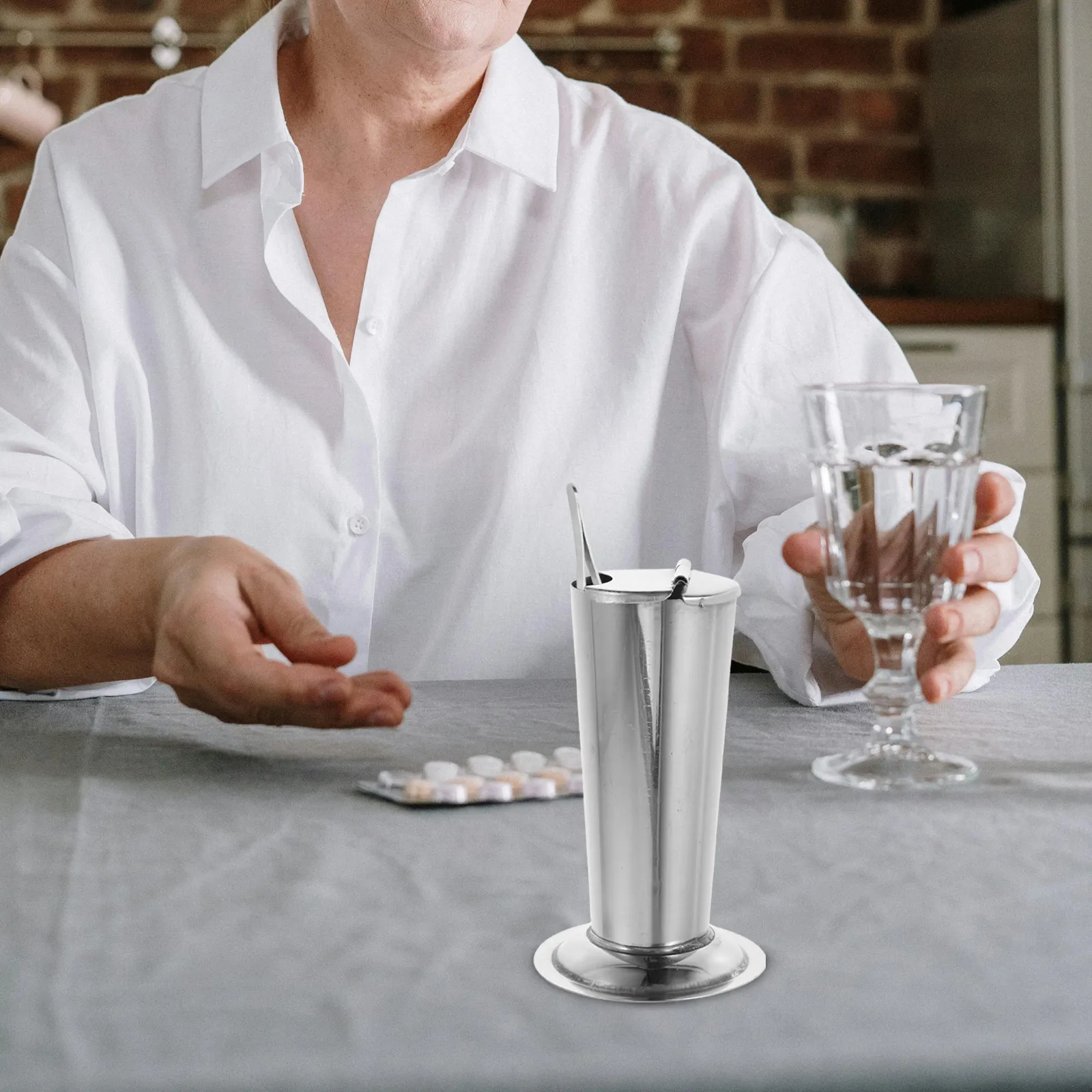 Stainless Steel Tweezers Holder Sterilizer Tube Jar for Salon Tattoo Gauze Cotton Ball Tool Organization Compact
Stainless Steel Tweezers Holder Sterilizer Tube Jar for Salon Tattoo Gauze Cotton Ball Tool Organization Compact