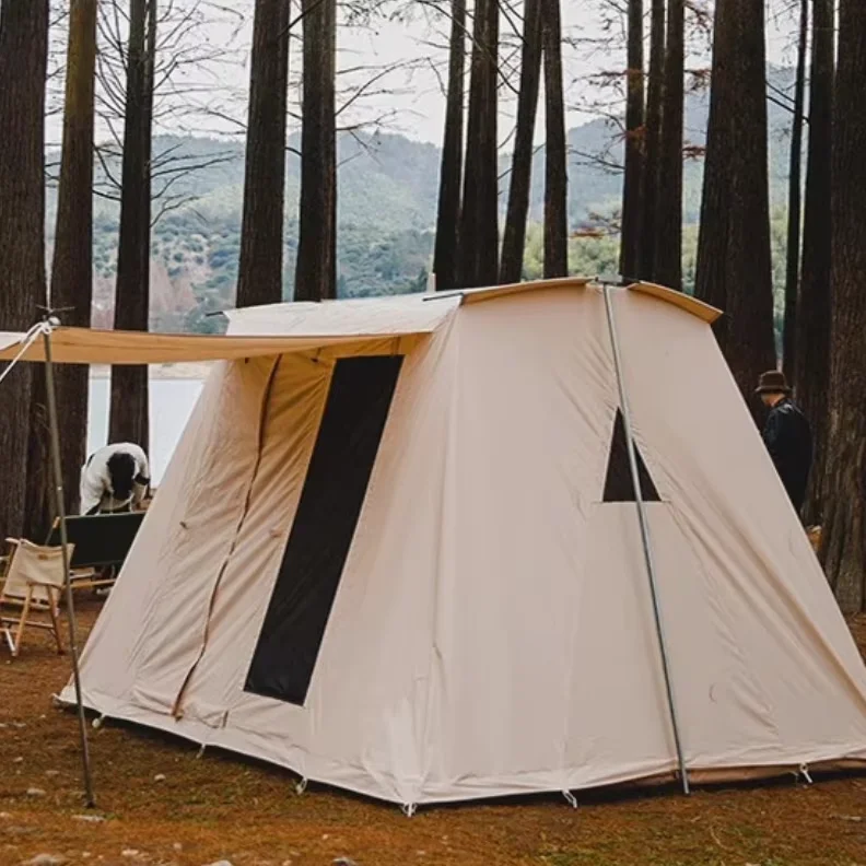 Waterproof Spring Polyester Cotton Camping Tent with Removable Canopy - Family Picnic Light Outdoor Shelter
Waterproof Spring Polyester Cotton Camping Tent with Removable Canopy - Family Picnic Light Outdoor Shelter