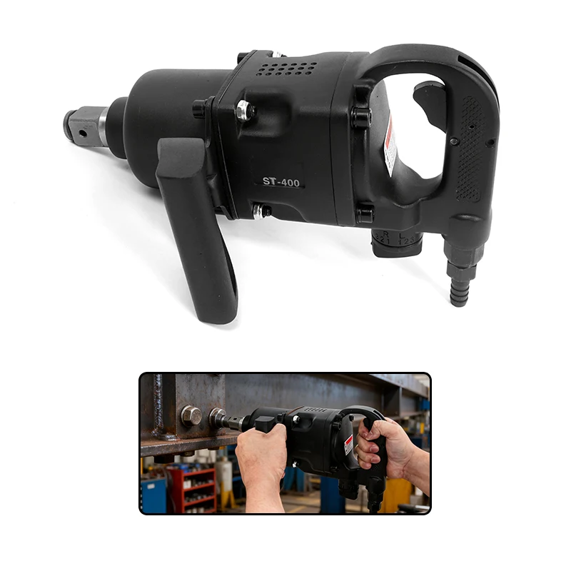Karjoys KJ-LDX400 1-inch Air Impact Wrench 1750N.m Torque 4000 RPM Aluminum Alloy D-Handle 1 Year Warranty Automotive Repair
Karjoys KJ-LDX400 1-inch Air Impact Wrench 1750N.m Torque 4000 RPM Aluminum Alloy D-Handle 1 Year Warranty Automotive Repair