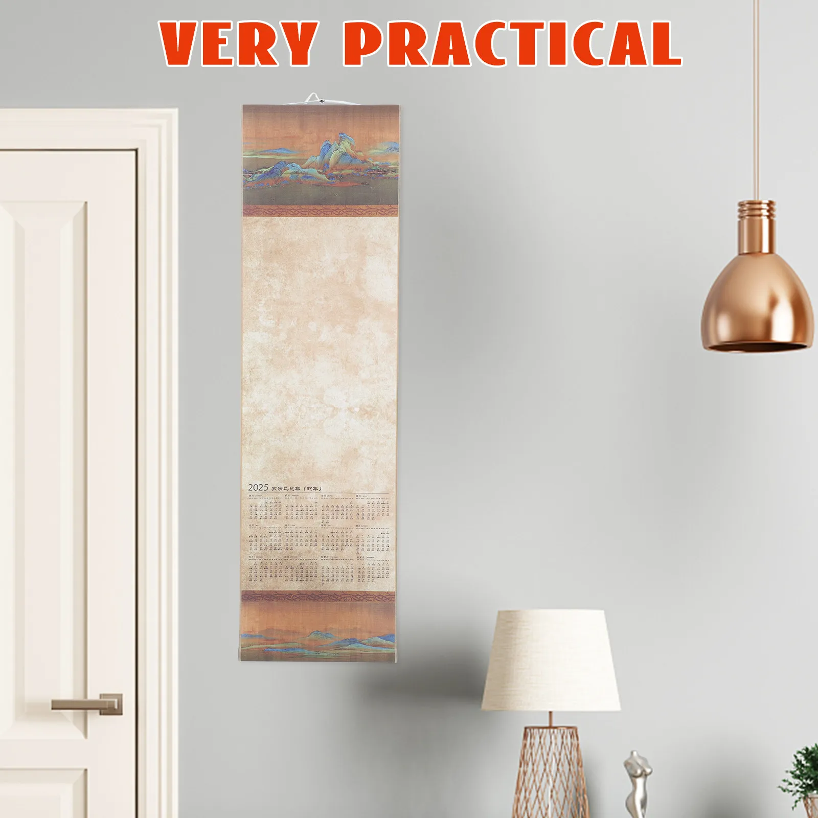 2025 Blank Scroll Calendar for Wall Hanging Calligraphy Practice Chinese Painting Watercolor Art Home Decor Drawing Scroll Paper
2025 Blank Scroll Calendar for Wall Hanging Calligraphy Practice Chinese Painting Watercolor Art Home Decor Drawing Scroll Paper