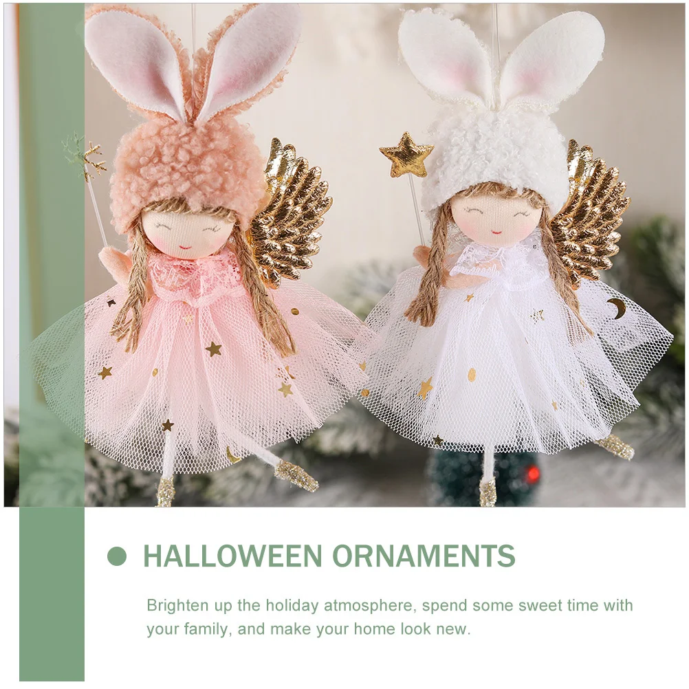 2Pcs Hanging Angel Ornament Ductile Fabric Christmas Decorations for Home Fireplace Yard Garden Festive Atmosphere
2Pcs Hanging Angel Ornament Ductile Fabric Christmas Decorations for Home Fireplace Yard Garden Festive Atmosphere