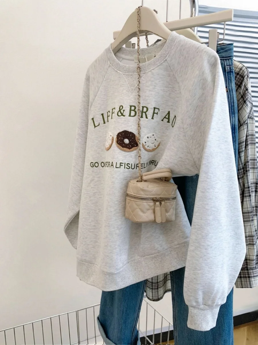 Мужской свитшот оверсайз с вышивкой в американском стиле, повседневный, весна-осень, большой размер, комфортный топ (до 300 фунтов)
Мужской свитшот оверсайз с вышивкой в американском стиле, повседневный, весна-осень, большой размер, комфортный топ (до 300 фунтов)