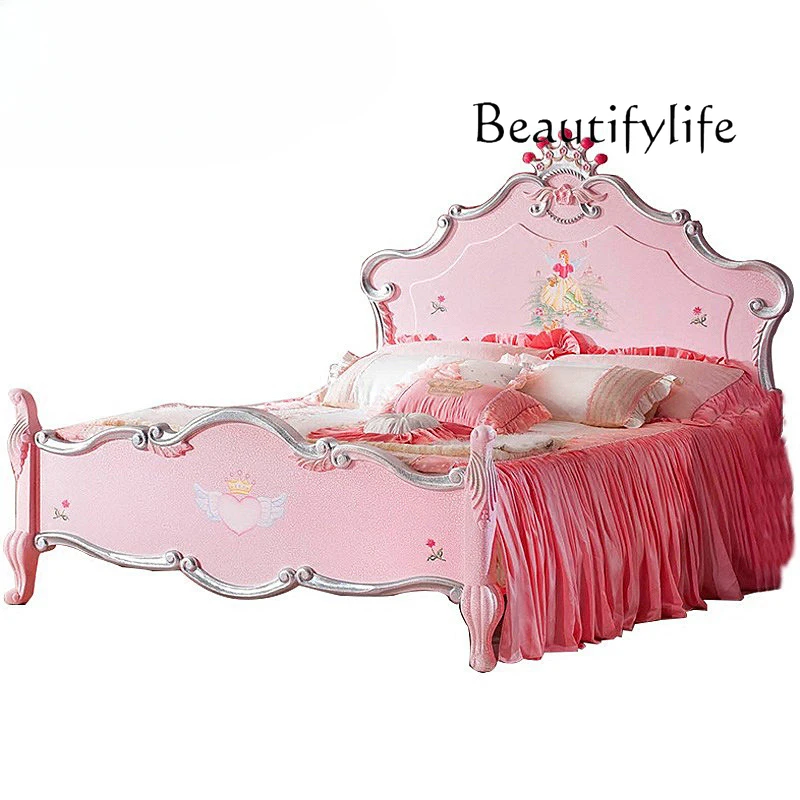European light luxury bedroom home double bed designer style fashion advanced comfortable exquisite new
European light luxury bedroom home double bed designer style fashion advanced comfortable exquisite new
