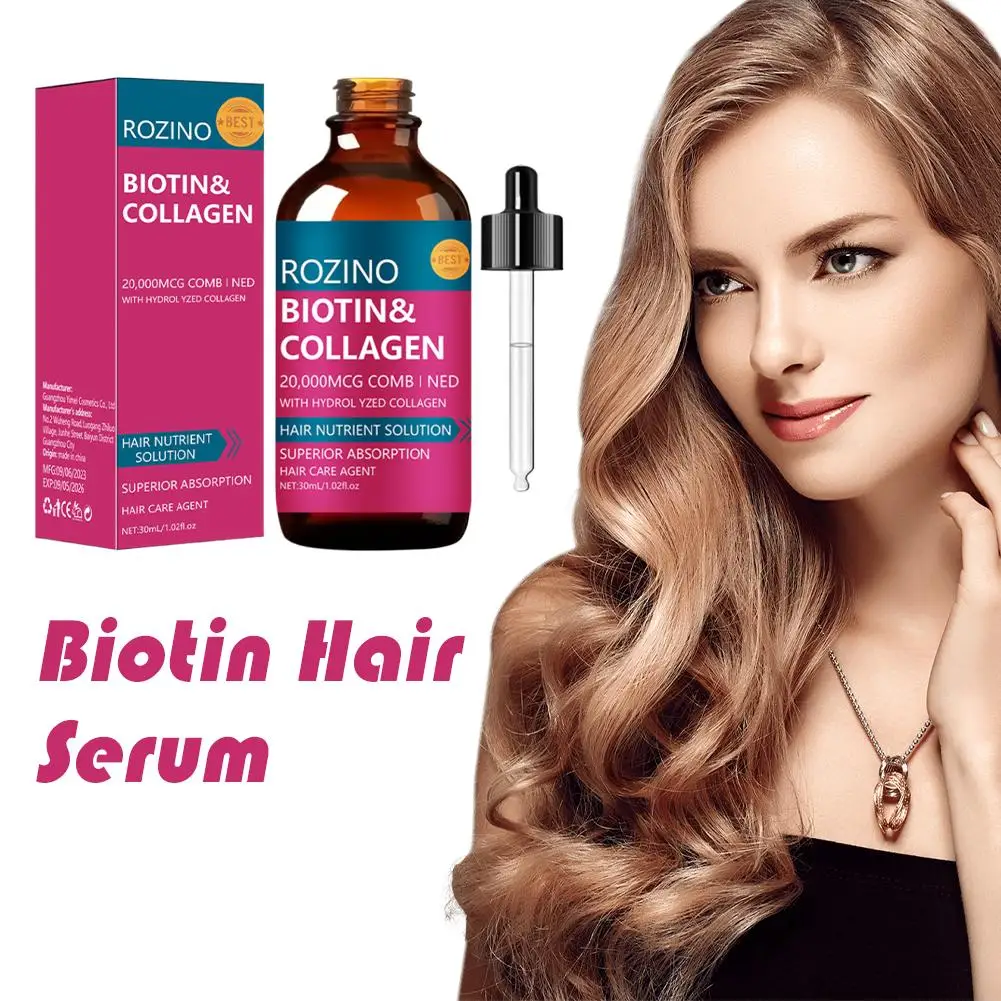 Biotin Collagen Serum Strengthens Hair Oil, Reduces Hair Loss, Nourishing Essential Oil For Healthy Hair Care B0V6
Biotin Collagen Serum Strengthens Hair Oil, Reduces Hair Loss, Nourishing Essential Oil For Healthy Hair Care B0V6