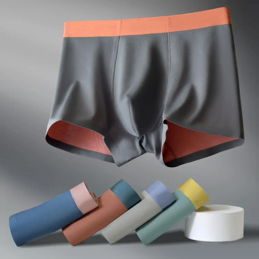 Soft Mens Briefs Mens Underwear Men's Quick-dry Boxers Briefs Seamless Ice Silk Underwear Moisture-wicking Breathable for Summer
Soft Mens Briefs Mens Underwear Men's Quick-dry Boxers Briefs Seamless Ice Silk Underwear Moisture-wicking Breathable for Summer