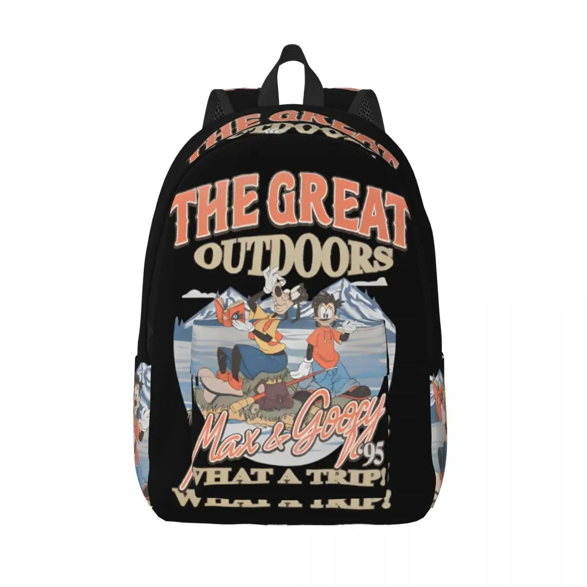 Рюкзак A Goofy Movie Max Goof The Great Outdoors, школьный рюкзак для пешего туризма, путешествий, мужской и женский рюкзак для ноутбука, компьютера, сумка на плечо
Рюкзак A Goofy Movie Max Goof The Great Outdoors, школьный рюкзак для пешего туризма, путешествий, мужской и женский рюкзак для ноутбука, компьютера, сумка на плечо