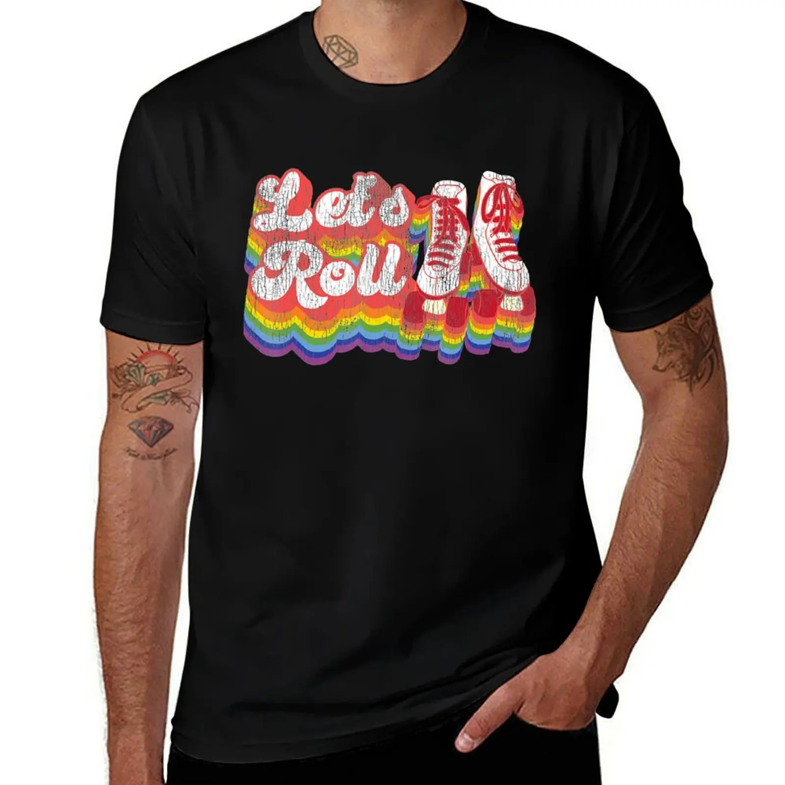 Cool Roller Skating Skate Girl 1970S Retro T-Shirt kawaii clothes graphic t shirt vintage aesthetic clothes Men's t shirts
Cool Roller Skating Skate Girl 1970S Retro T-Shirt kawaii clothes graphic t shirt vintage aesthetic clothes Men's t shirts
