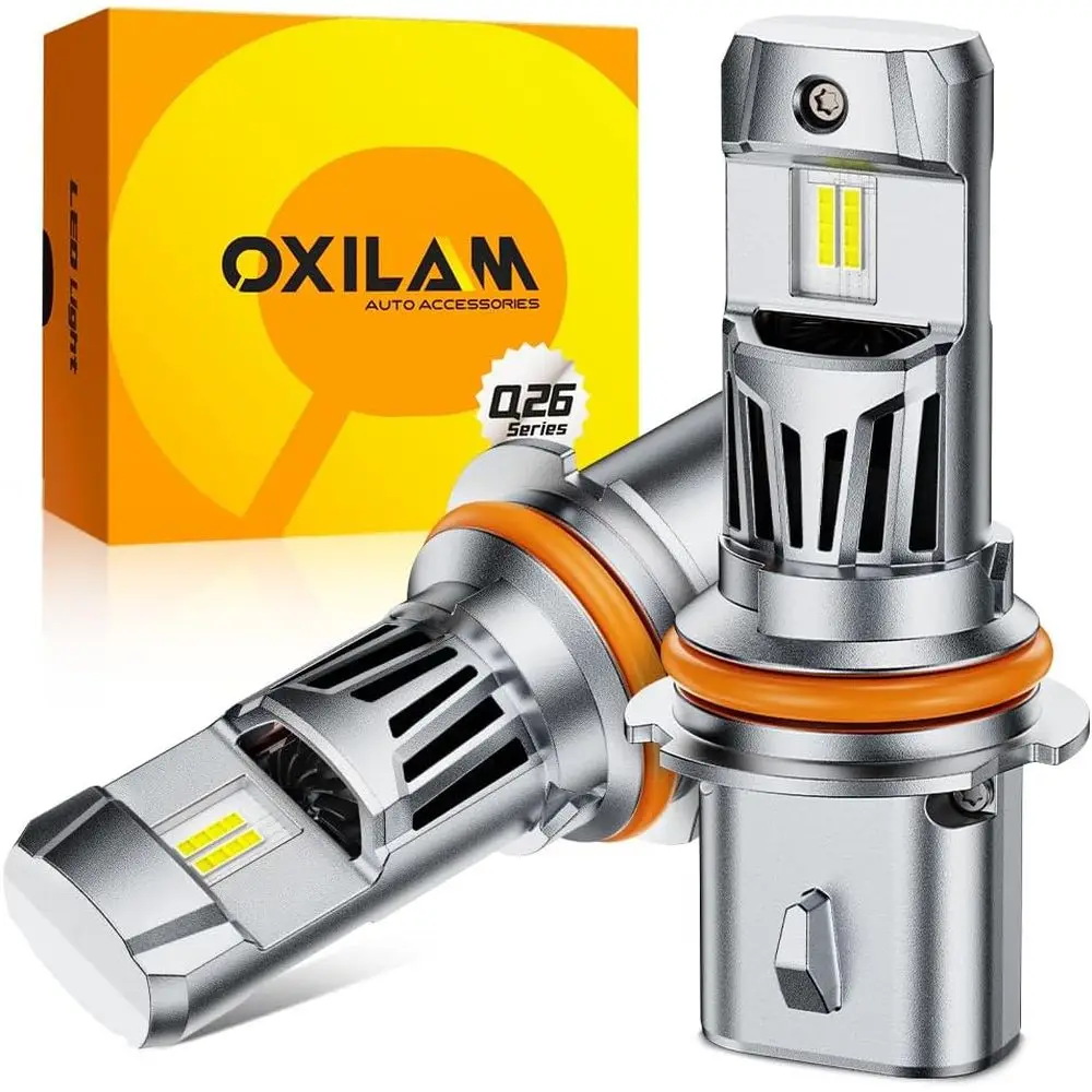 OXILAM 9007/HB5 LED Bulbs, 1000% Ultra-Bright, 1:1 Hgen Size 9007 og Lights, 3 Min Quick Install, 20 Years Liespan, No licker, 9
OXILAM 9007/HB5 LED Bulbs, 1000% Ultra-Bright, 1:1 Hgen Size 9007 og Lights, 3 Min Quick Install, 20 Years Liespan, No licker, 9