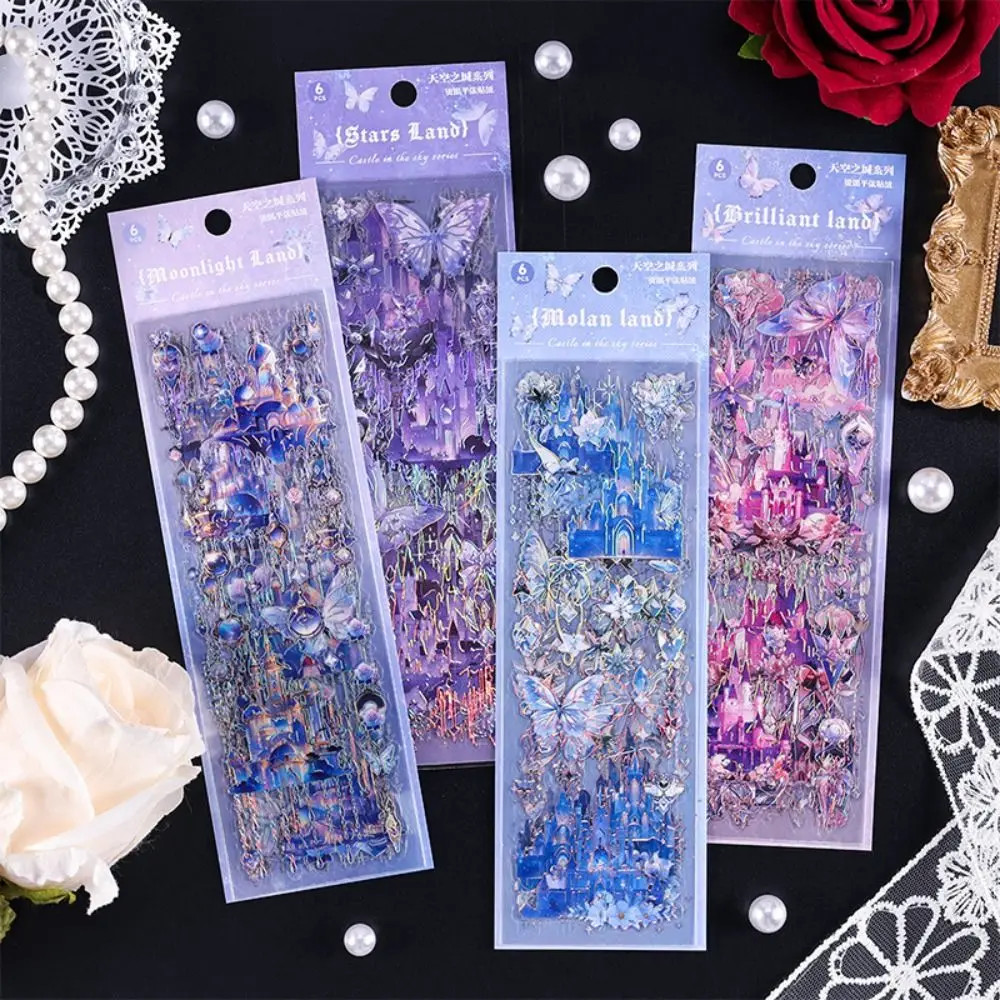 DIY Crafts City of Sky Series Sticker Decorative Shiny Holographic Laser Sticker Bling PET Aesthetic Collage Decals Stationery
DIY Crafts City of Sky Series Sticker Decorative Shiny Holographic Laser Sticker Bling PET Aesthetic Collage Decals Stationery