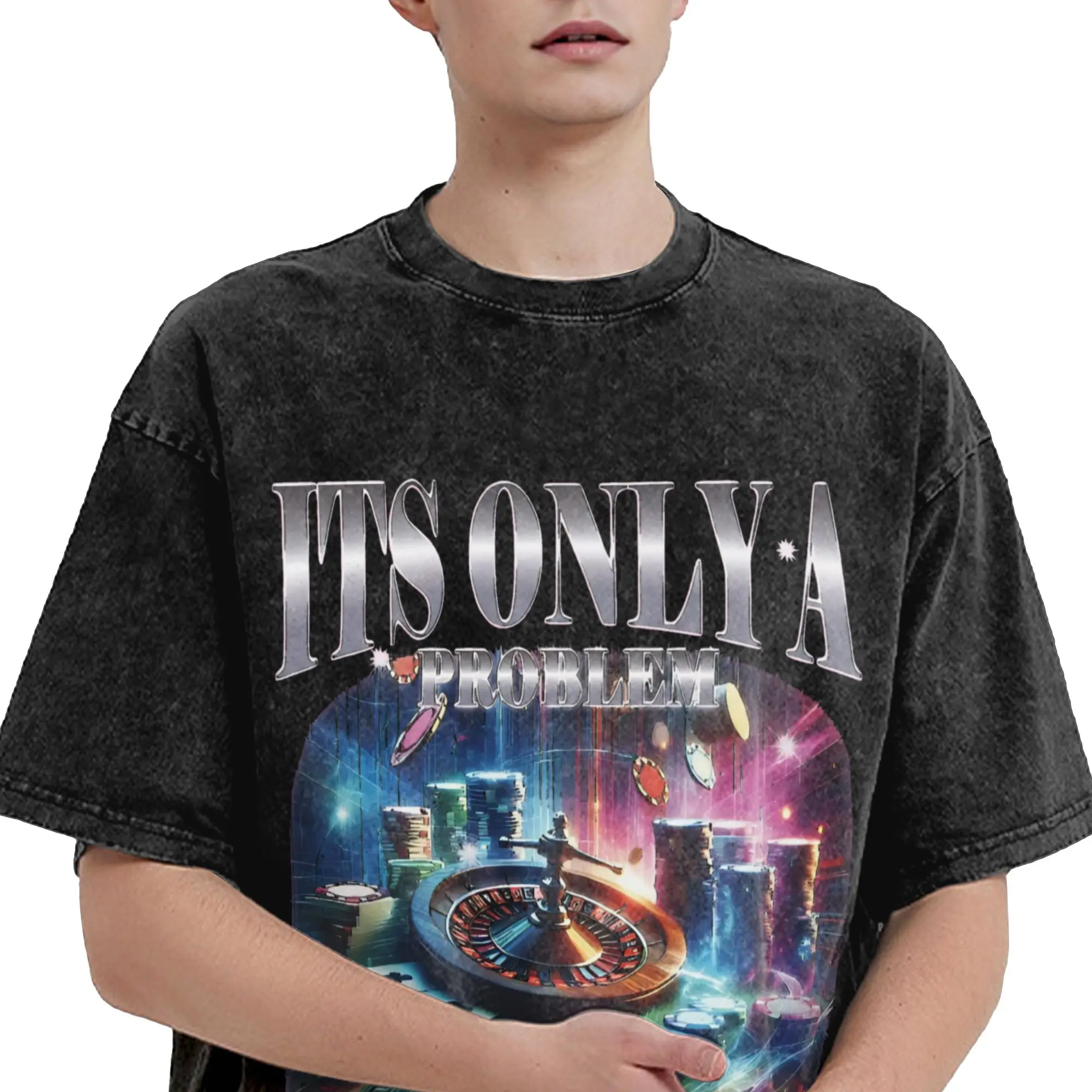 Man T-Shirt Funny Gambling Meme Washed T-Shirts Hip Hop Summer Tees Streetwear Print Cotton Clothing Hot Sale
Man T-Shirt Funny Gambling Meme Washed T-Shirts Hip Hop Summer Tees Streetwear Print Cotton Clothing Hot Sale