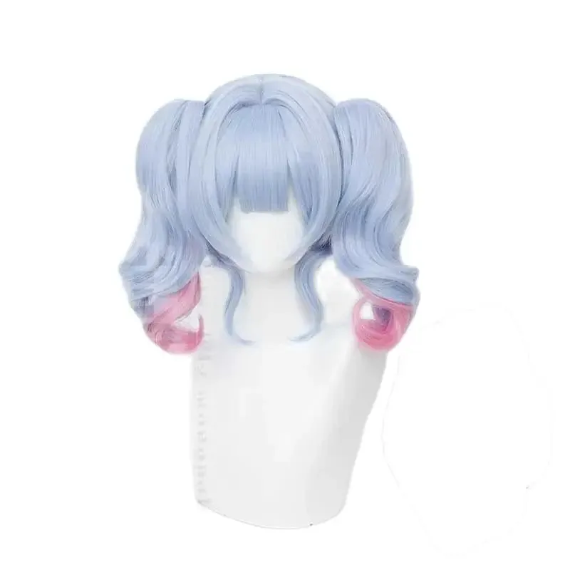 New! Miku Cos Wig 40CM Blue Pink Bicolor Heat Resistant Synthetic Hatsune Hair Halloween Party Cosplay Anime Wig+free Wig Cap
New! Miku Cos Wig 40CM Blue Pink Bicolor Heat Resistant Synthetic Hatsune Hair Halloween Party Cosplay Anime Wig+free Wig Cap