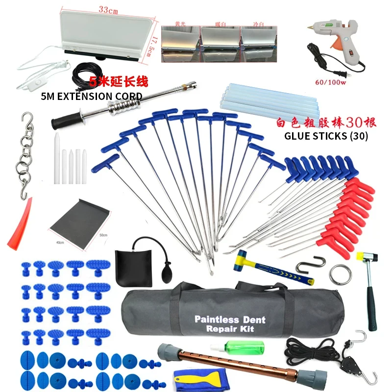 Car Dent Repair Tool Kit: Dent Repair, Hook and Lever Repair, Puller and Straightening Hammer Accessories 30 Hooks
Car Dent Repair Tool Kit: Dent Repair, Hook and Lever Repair, Puller and Straightening Hammer Accessories 30 Hooks