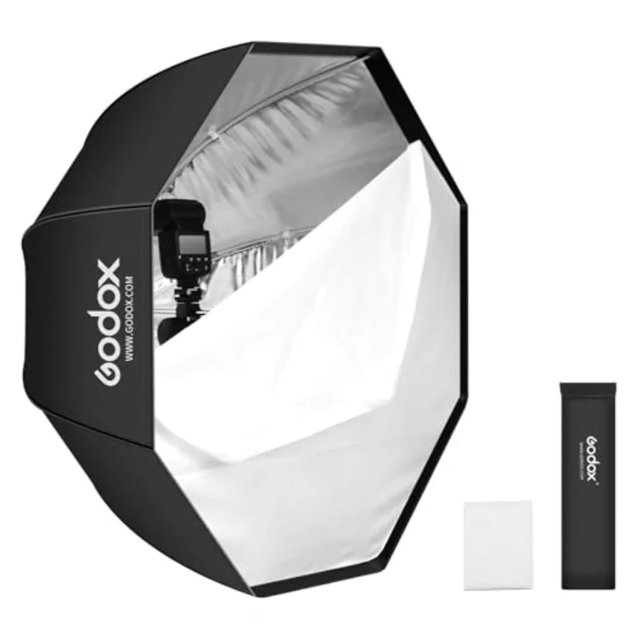 Octagon Reflective Umbrella Soft Box Silver with Carrying Bag Portable Octagon Flash Umbrella Softbox Reflector Octabox for Stu
Octagon Reflective Umbrella Soft Box Silver with Carrying Bag Portable Octagon Flash Umbrella Softbox Reflector Octabox for Stu