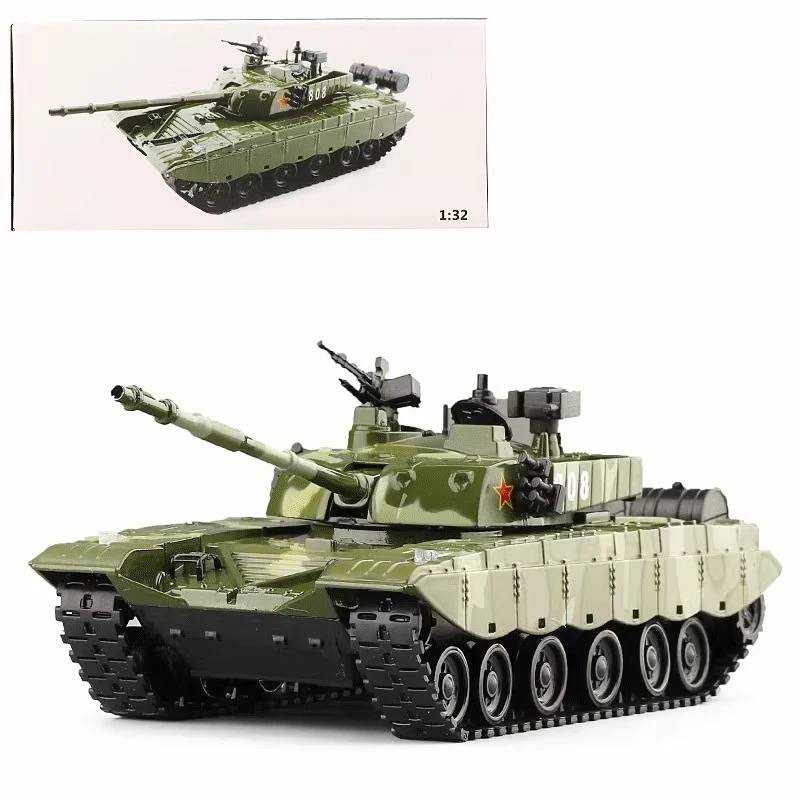 1:32 T99 Domestic Simulation Main Battle Tank Alloy Military Model Metal Drop-resistant Sound and Light Gift Toy
1:32 T99 Domestic Simulation Main Battle Tank Alloy Military Model Metal Drop-resistant Sound and Light Gift Toy