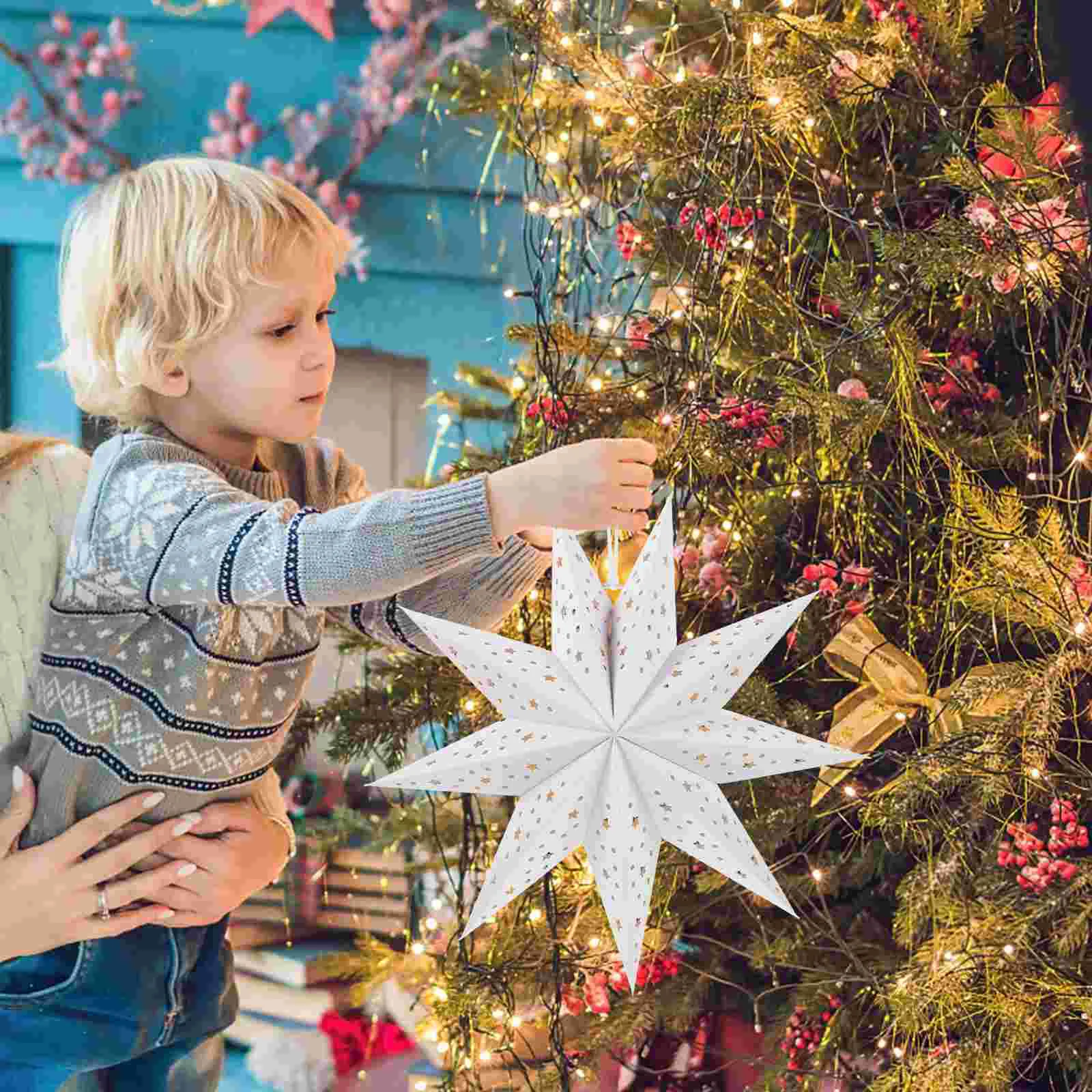3 Pcs Red Lantern Shade Nine Pointed Lamp Lantern Covers Star Paper Pendant Covers For Home Decor Christmas Festival
3 Pcs Red Lantern Shade Nine Pointed Lamp Lantern Covers Star Paper Pendant Covers For Home Decor Christmas Festival