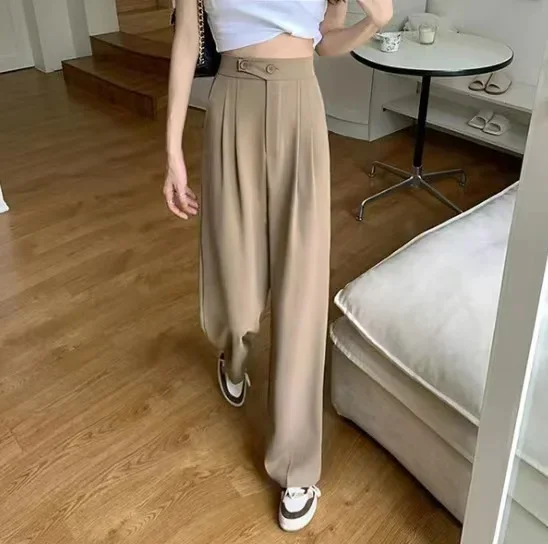 Широкие брюки женские повседневные простые базовые брюки Pantalones De Mujer корейские Ins модная уличная одежда длинные брюки в стиле Харадзюку
Широкие брюки женские повседневные простые базовые брюки Pantalones De Mujer корейские Ins модная уличная одежда длинные брюки в стиле Харадзюку