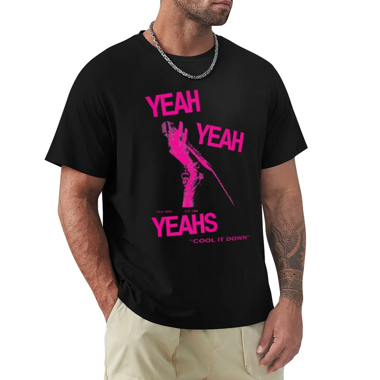 Cool It Down T-Shirt Vintage Print Crew Neck Tee
Cool It Down T-Shirt Vintage Print Crew Neck Tee