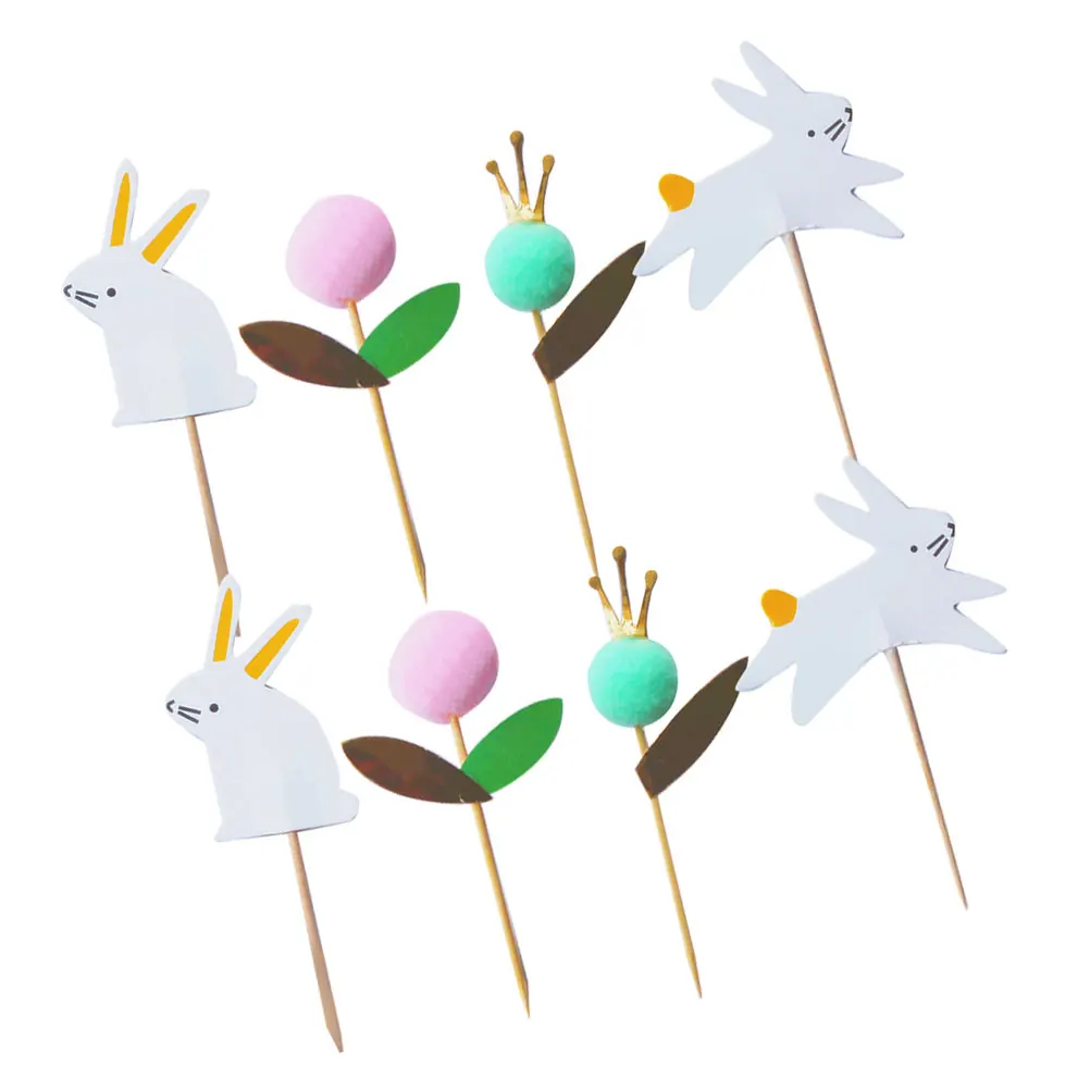 48pcs Topper Delicate Cake Toppers Rabbit Cake Topper Ear Design Easter Wedding Cupcake Picks CakeDecoration
48pcs Topper Delicate Cake Toppers Rabbit Cake Topper Ear Design Easter Wedding Cupcake Picks CakeDecoration