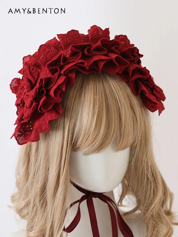 Multicolor Kawaii Lolita Hair Band Sweet Cute Bow Hair Bands for Women KC Goth Subculture Hot Girl Waltz Party Hair Accessories
Multicolor Kawaii Lolita Hair Band Sweet Cute Bow Hair Bands for Women KC Goth Subculture Hot Girl Waltz Party Hair Accessories