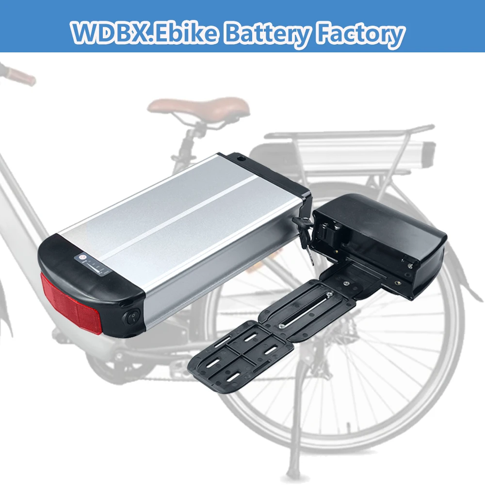 48Volt Rear Rack EBike battery 48V 10.4Ah 15Ah 17.5Ah for Trcicyle Trike Lithium ion Electric Bicycle Battery
48Volt Rear Rack EBike battery 48V 10.4Ah 15Ah 17.5Ah for Trcicyle Trike Lithium ion Electric Bicycle Battery
