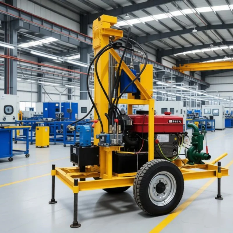 Customized 22HP Diesel Wheel Water Well Drilling Rig for 100m Farm Borehole Drilling Operation
Customized 22HP Diesel Wheel Water Well Drilling Rig for 100m Farm Borehole Drilling Operation