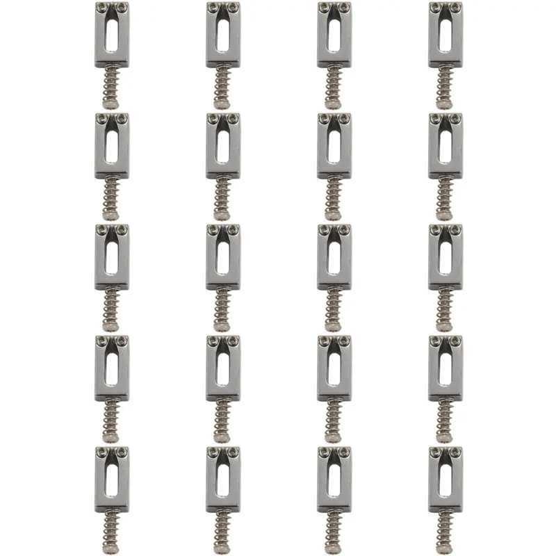 New Arrival 120 Pieces Electric Guitar Bridge Saddles Flat Set For Tele Guitar Replacement
New Arrival 120 Pieces Electric Guitar Bridge Saddles Flat Set For Tele Guitar Replacement