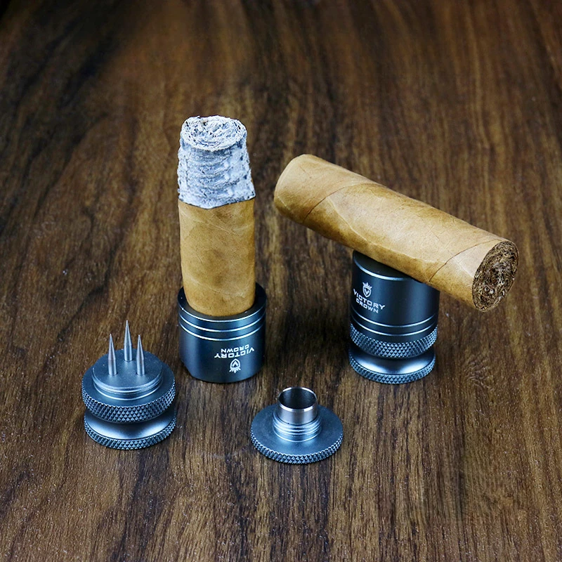 Portable Cigar Draw Enhancer Cigar Cutter Punch Pocket Metal Holder Bullet Hole Cut with Cigar Drill Needle Tools Gadgets
Portable Cigar Draw Enhancer Cigar Cutter Punch Pocket Metal Holder Bullet Hole Cut with Cigar Drill Needle Tools Gadgets