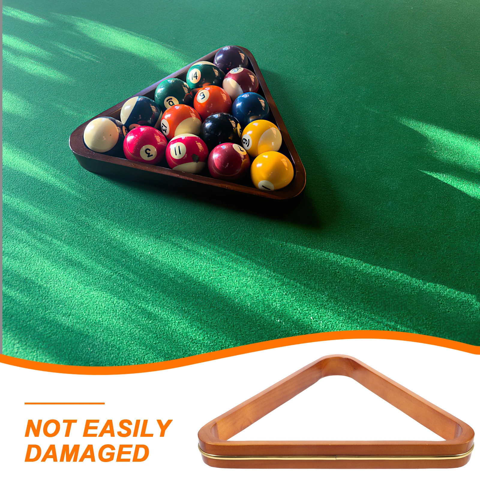 Billiard Triangle Rack 52 4MM Pine Wood Pool Tripod Accessories Replacement Frame Sturdy Lightweight Storage Easy Use
Billiard Triangle Rack 52 4MM Pine Wood Pool Tripod Accessories Replacement Frame Sturdy Lightweight Storage Easy Use