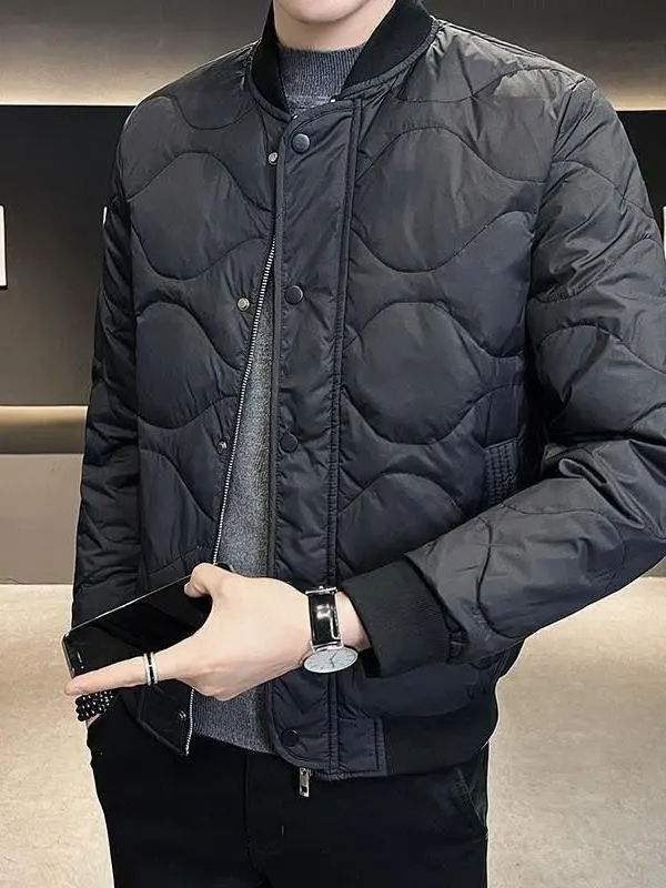 Men's Winter Slim Fit Cotton Jaet Spring Autumn Baseball Collar Coat Warm Thiened Long Sve Outerwear Ci Casual Sle
Men's Winter Slim Fit Cotton Jaet Spring Autumn Baseball Collar Coat Warm Thiened Long Sve Outerwear Ci Casual Sle