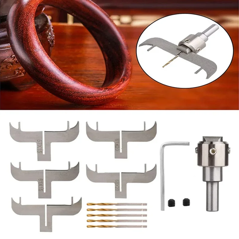 DIY Woodworking Bracelet Milling Cutter Router Drill Bit Set for Bangle Wooden Beads Craft Making Tools
DIY Woodworking Bracelet Milling Cutter Router Drill Bit Set for Bangle Wooden Beads Craft Making Tools