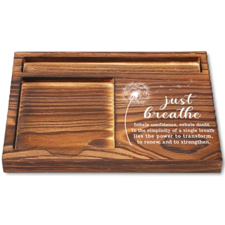 Note Holder, Inspirational Wooden Desk Gift for Women, Mindfulness Office Decor with Dandelion Art, Self Care Motivational Note
Note Holder, Inspirational Wooden Desk Gift for Women, Mindfulness Office Decor with Dandelion Art, Self Care Motivational Note