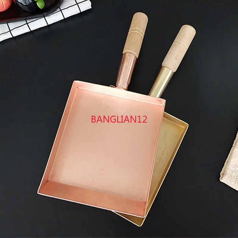 Tamagoyaki Frying Pan Pure Copper Baking Pan Uncoated Wooden Handle Square Pan
Tamagoyaki Frying Pan Pure Copper Baking Pan Uncoated Wooden Handle Square Pan