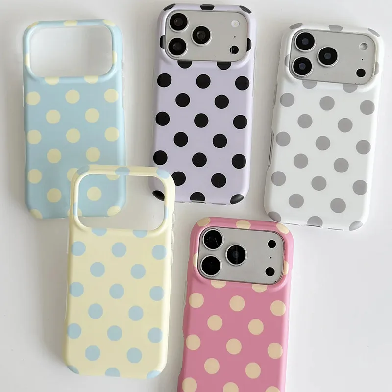 Fashion Korean Colorful Circular Dots Matte IMD TPU Back Cover For iPhone 15 16 17 Pro Max Phone Case
Fashion Korean Colorful Circular Dots Matte IMD TPU Back Cover For iPhone 15 16 17 Pro Max Phone Case