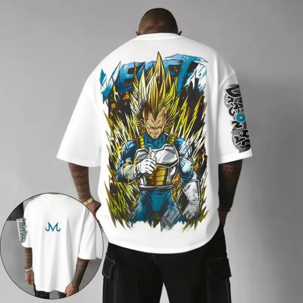 Dragon Ball Vegeta японская анимация летняя мужская футболка хлопок для мальчиков Y2k Harajuku детская свободная футболка для родителей и детей с короткими рукавами
Dragon Ball Vegeta японская анимация летняя мужская футболка хлопок для мальчиков Y2k Harajuku детская свободная футболка для родителей и детей с короткими рукавами