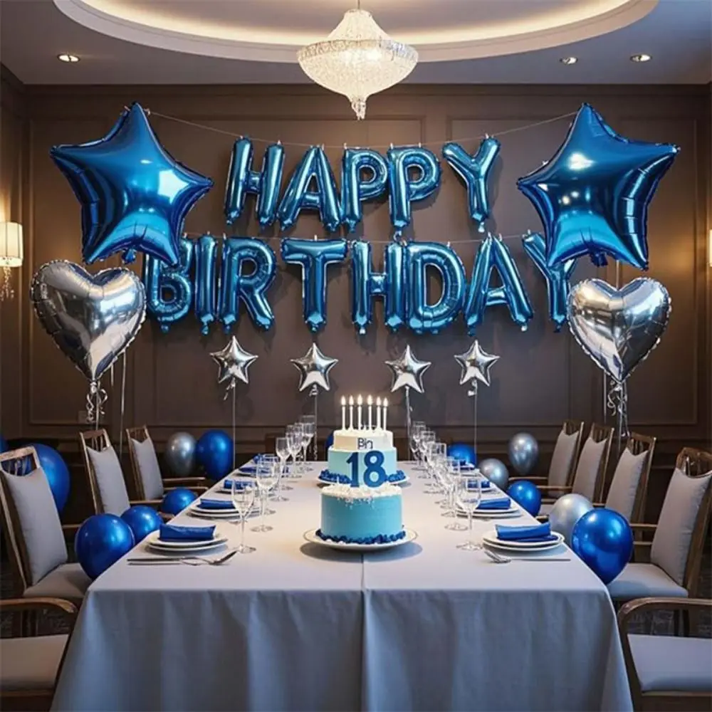 Heart Star Happy Birthday Balloon Garland Kit Latex/Aluminum Film DIY Accessories Balloons Background Wall Decoration Supplies
Heart Star Happy Birthday Balloon Garland Kit Latex/Aluminum Film DIY Accessories Balloons Background Wall Decoration Supplies