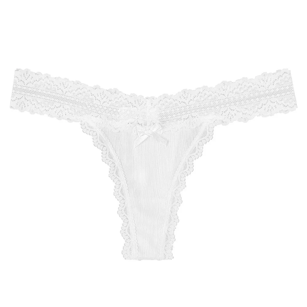 Women Briefs Sexy Lace Bow Panties Romantic Underwear G-String Thongs Lingerie Knickers Seamless Sweet String Thong
Women Briefs Sexy Lace Bow Panties Romantic Underwear G-String Thongs Lingerie Knickers Seamless Sweet String Thong