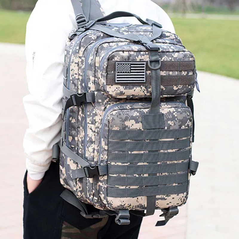 Military Tactical Backpack Men 50L Large Capacity 30L Small Assault Pack Camping Hunting Trekking Rucksacks with Flag Patch
Military Tactical Backpack Men 50L Large Capacity 30L Small Assault Pack Camping Hunting Trekking Rucksacks with Flag Patch